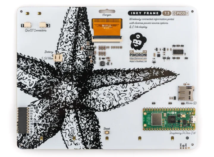 inky frame pico 2 w ePaper verso