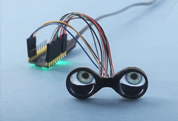 Module LCD à double œil avec contrôleur SPI GC9D01