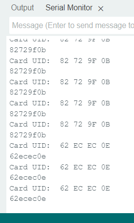ESP8266 NodeMCU avec lecteur/graveur RFID MFRC522 (Arduino) 11 Lire l'UID de la carte RFID MFRC522 Exemple de démonstration de l'IDE Arduino