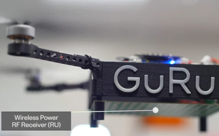 Drone avec module RU sans fil GuRu