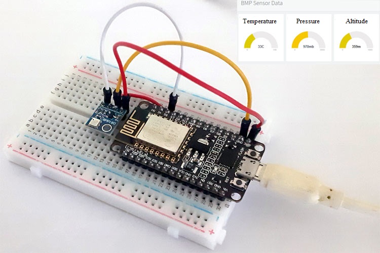 Enregistreur de données NodeMCU pour enregistrer la température et la pression sur la plateforme cloud Thinger.io