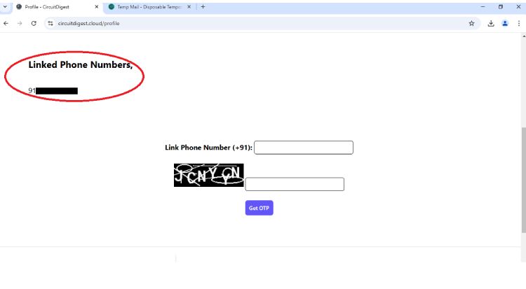 Rechercher le numéro de téléphone associé