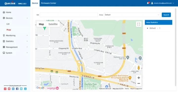 Système de gestion à distance Queclink RMS 2.0.1