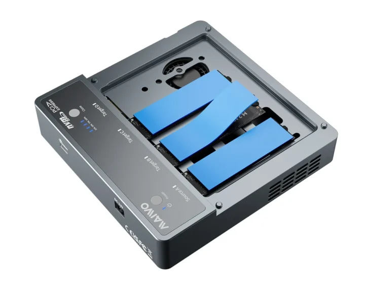 Duplicateur SSD USB4 40 Gbit/s 1 à 3 M.2