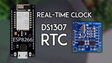 ESP8266 NodeMCU : horloge temps réel DS1307 (RTC) - IDE Arduino