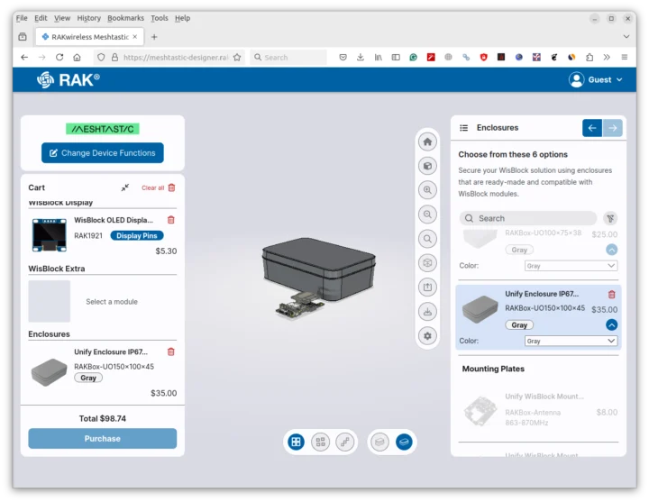 Concepteur maillant Ajouter une enceinte