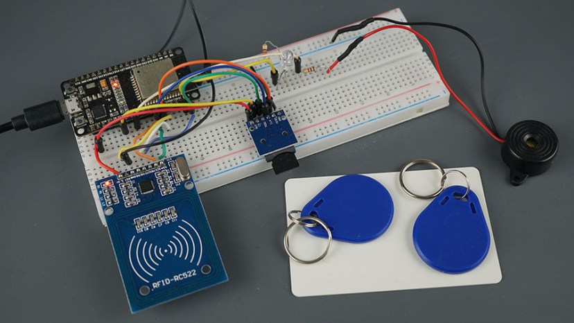 Diagramme de circuit de câblage du système de gestion des utilisateurs RFID ESP32