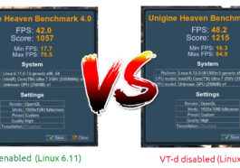 La désactivation de VT-d améliore les performances du GPU Intel Arc Linux sur Meteor Lake et les SoC plus récents