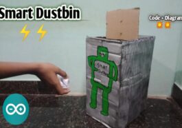 Arduino Smart Dustbin using Ultrasonic Sensor