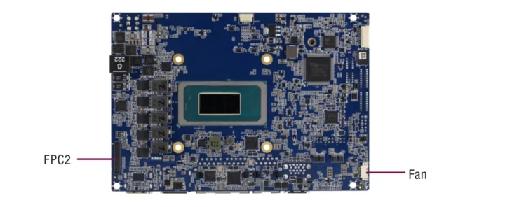 Connecteur FPC PCIe Gen4 X4