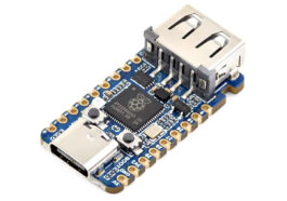 Raspberry Pi RP2350 board with USB-A port