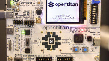 OpenTitan demo board Nuvoton open source security chip