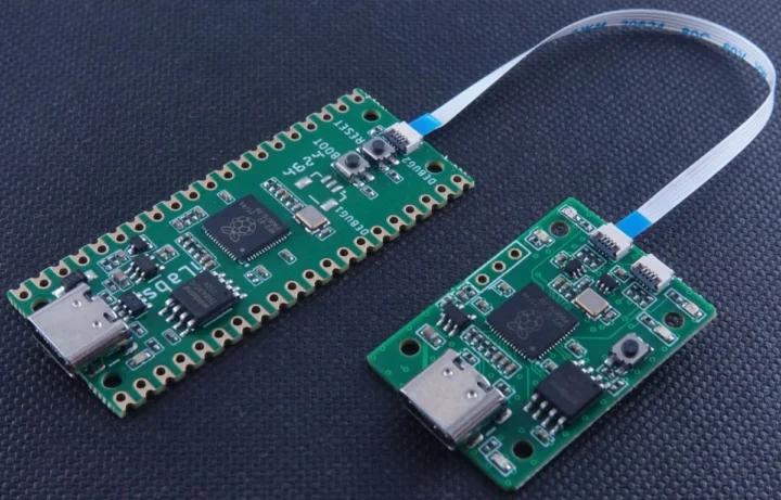 Carte Raspberry PI RP2350 avec carte de débogage BConnect