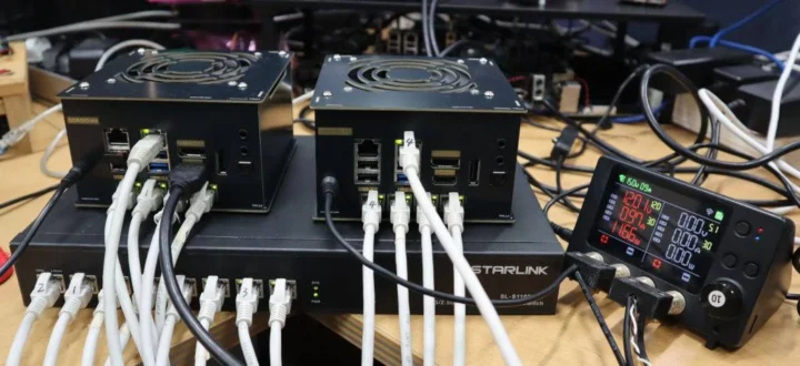 Test de réseau Odroid-H4 avec Netcard 3