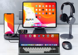 Bapaco mechanical keyboard PC with integrated touchscreen display