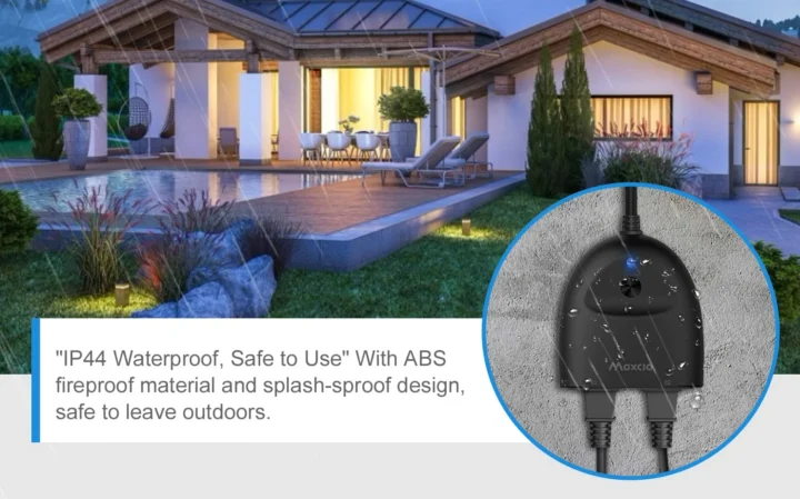 Douille wifi à double sortie résistante aux intempéries