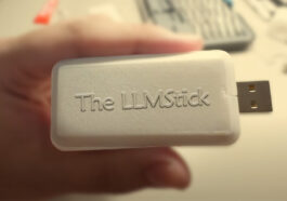 LLMStick is aportable plug-and-play AI device