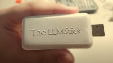 LLMStick is aportable plug-and-play AI device