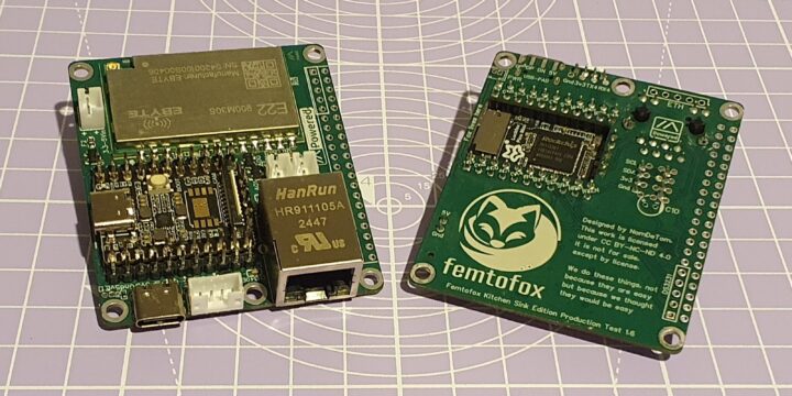 FEMTOFOX PRO V1 LORA et Meshtastic Development Board