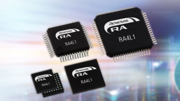 Renesas RA4L1 ultra low power MCUs
