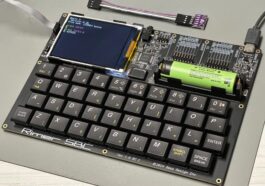 Rimer SBC est une carte de développement Microchip SAMD51 Cortex-M4 avec un écran LCD, un clavier, un audio et une batterie intégrés