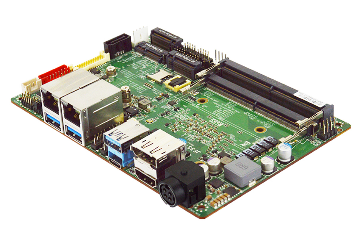 Avion F35-MTU1 SBC de 3,5 pouces Caractéristiques Intel Core Ultra 7 155U ou Ultra 5 125u Meteor Lake Soc 75 Jetway F35-MTU1 3.5-inch SBC with Intel Core Ultra 7 155U or Core Ultra 5 125U AI SoC