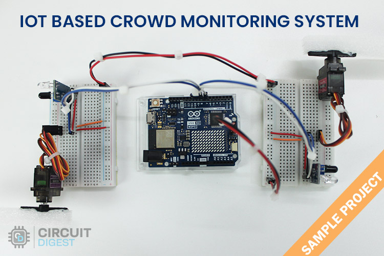 Appareil de surveillance de la foule avec Arduino Uno R4 et IoT Cloud