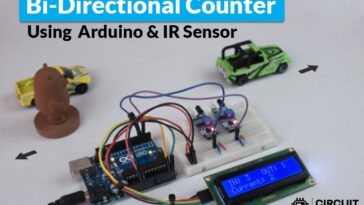 Bidirectional Counter Using Arduino and IR Sensors