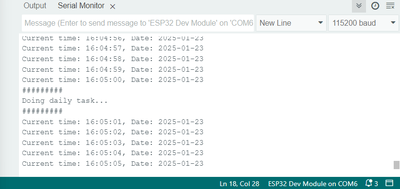ESP32 / ESP8266: Exécutez la tâche quotidienne à un moment précis (Arduino IDE) 4 ESP32 ESP8266 NODEMCU RUNE TAGDE DAVID