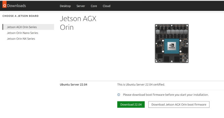 Ubuntu nvidia Jetson