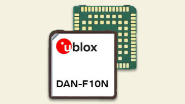 u blox DAN F10N industry’s smallest GNSS module