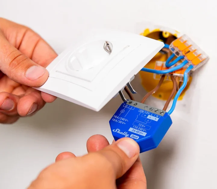 Installation de Shelly 1 Gen4 Switch