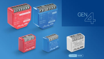 Shelly Gen4 smart switch family