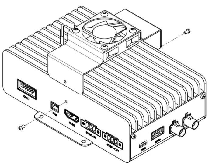 Stéréolabs zed box mini ventilateur de refroidissement