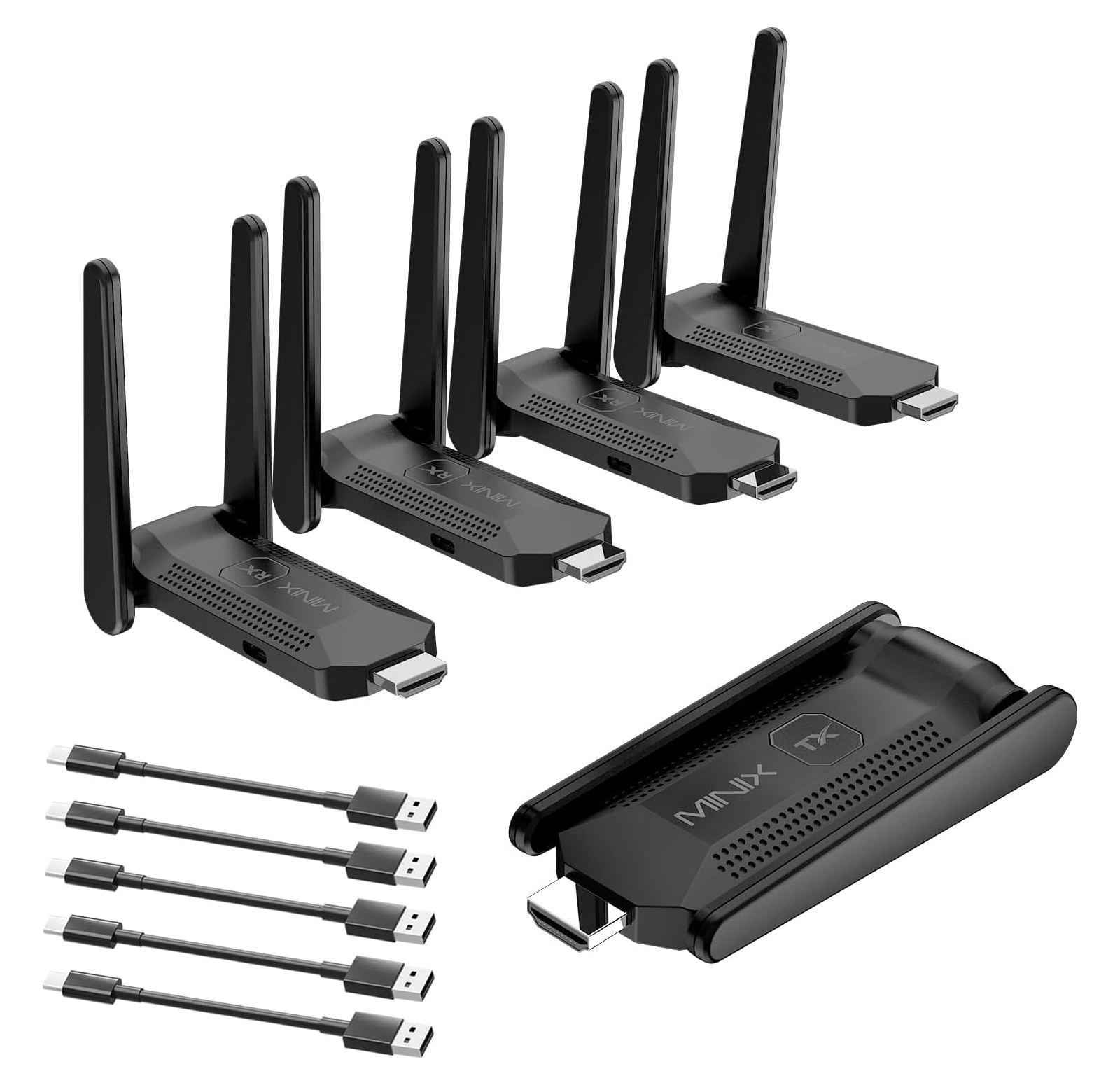 Récepteur HDMI Sans Fil Lemorele - Compatible Kits R800/R1000/R1010, Jusqu'à 4 Récepteurs