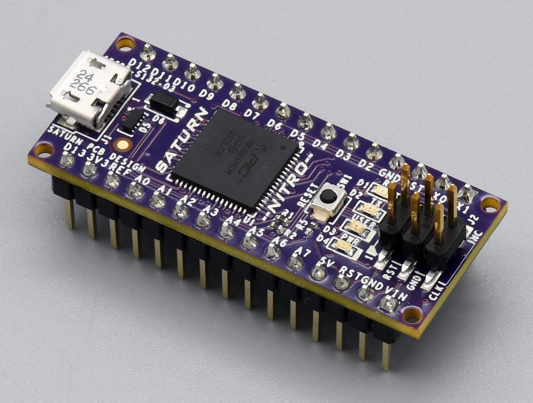 PIC32MK development board