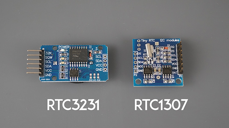 Modules RTC DS3231 et RTC DS1307