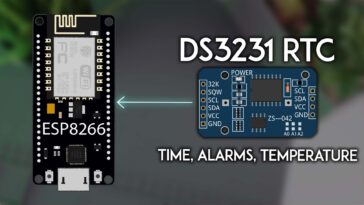 ESP8266 NODEMCU: DS3231 Module d'horloge en temps réel (RTC)