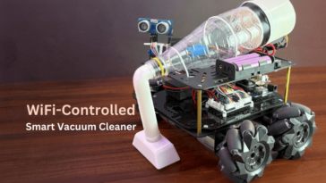 WiFi-Controlled Smart Vacuum Cleaner