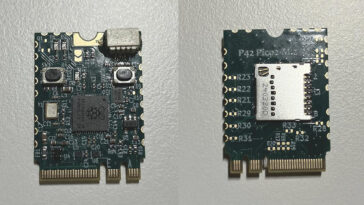 P42 Pico2 M.2 Raspberry Pi RP2350 board