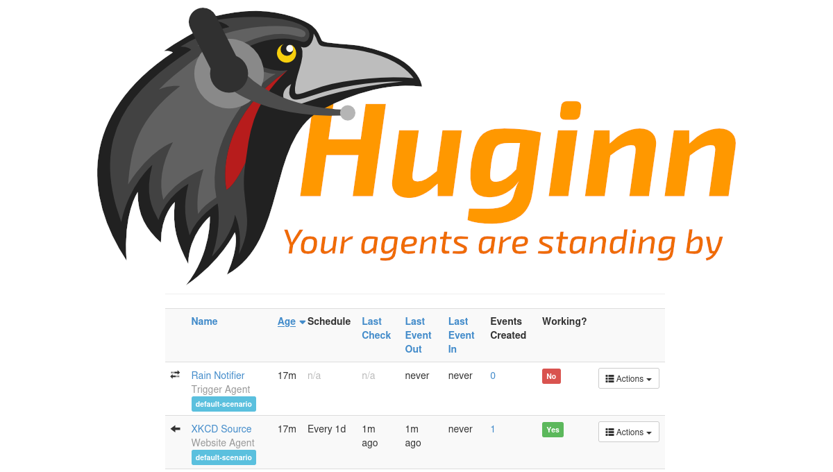 Huginn open source automation tool