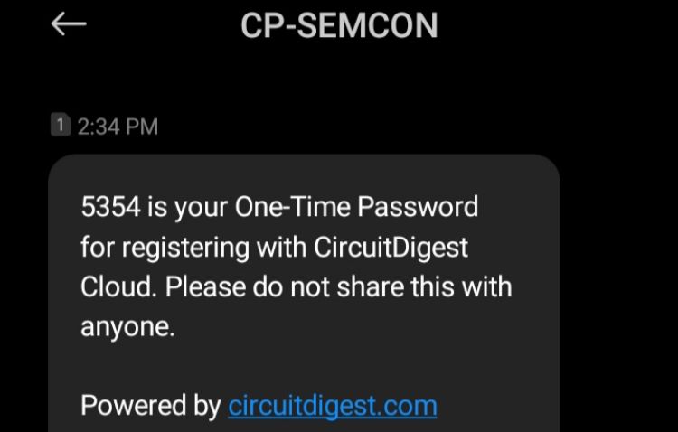 NOTIFICATION DE LA CIRCUIT DIGEST API