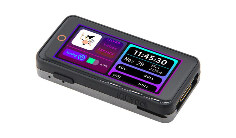 T-PICO-2350 est un devkit entièrement intégré avec Raspberry PI RP2350, ESP32-C6, écran tactile couleur de 2,33 pouces et sortie vidéo HDMI 1 T-Pico-RP2350