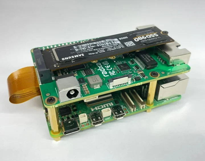 Rougeur Raspberry PI 5 2.5GBE avec NVME SSD