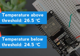 Alerte e-mail ESP32 basée sur le seuil de température (serveur Web)
