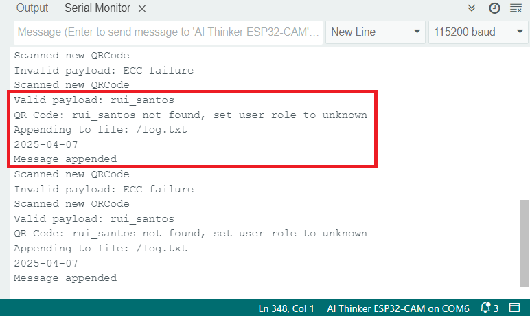Système de gestion des utilisateurs du lecteur de code QR ESP32-CAM (serveur Web) 24 ESP32-CAM QR Code Reader Server Web Arduino IDE DÉMONTRATION SÉRALAGE SCAN CODE QR