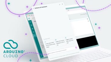 Arduino Cloud editor with the new Arduino AI Assistant