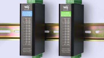 Industrial Isolated 8 Ch RS485 to RJ45 Ethernet Serial Server