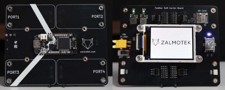 Panneau de transporteur de plumes