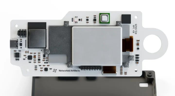 Rendre 3D ESP32-S3 Board de qualité de l'air